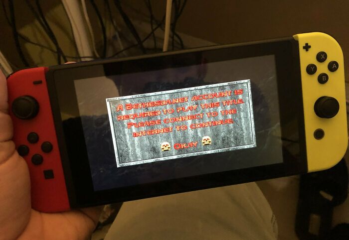 You Can't Play Doom I And II Offline On Switch Without Creating A Bethesda Account