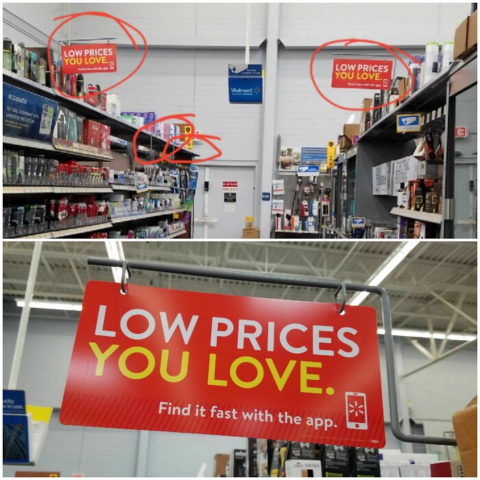 They Took Away The In-Store Signage To Force You To Download Their App