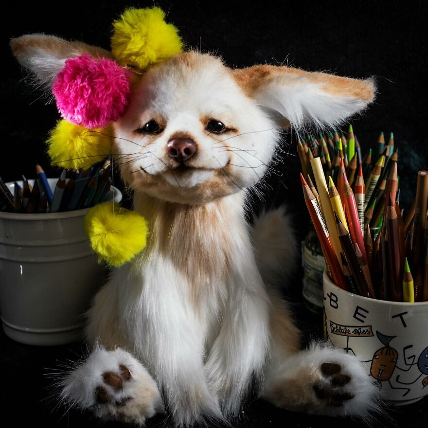 I’m Creating Pets And Animals By Hand, Only Using Needle, Thread And Faux Fur