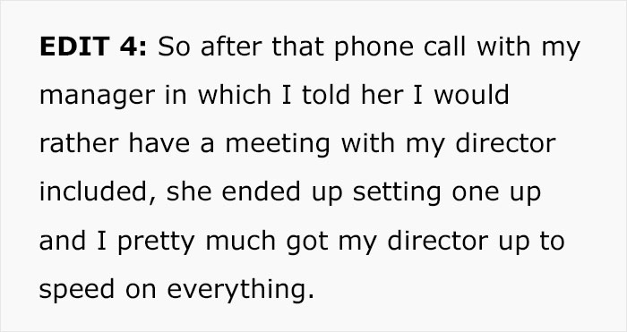 Employee Laughs In Boss' Face For Saying It's "Unethical" To Make Plans After Work, Takes The Case To The Director Employee Laughs In Boss' Face For Saying It's "Unethical" To Make Plans After Work, Takes The Case To The Director