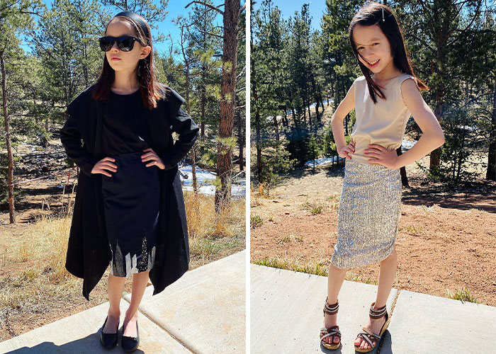 Talented 9-Year-Old Sews Incredible Outfits, Capturing The Attention Of Vera Wang
