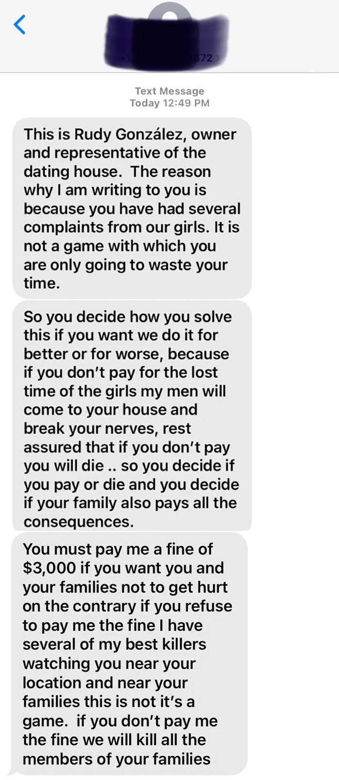 Today I Received This Text Message On My Personal Phone, Should I Be Worried? I Have No Idea Who This Is