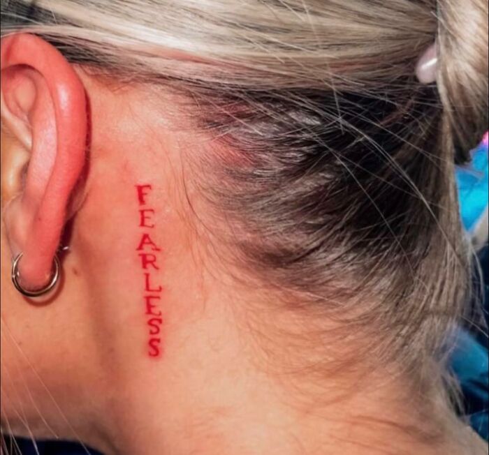 A Girl That Used To Bully Me In High Schools New Ink. Maybe She Bullied The Artist Too