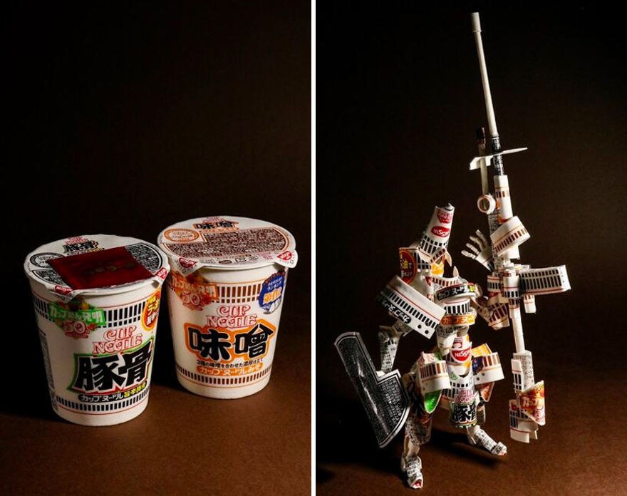A Japanese Artist Gives Food Packages A Second Life By Turning Them Into Works Of Art (20 New Pics)