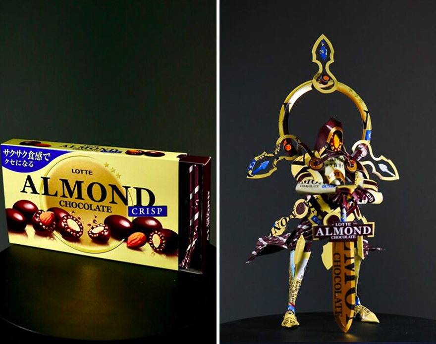A Japanese Artist Gives Food Packages A Second Life By Turning Them Into Works Of Art (20 New Pics)