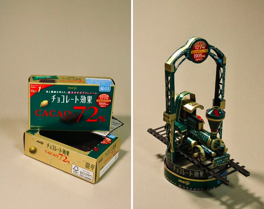 A Japanese Artist Gives Food Packages A Second Life By Turning Them Into Works Of Art (20 New Pics)