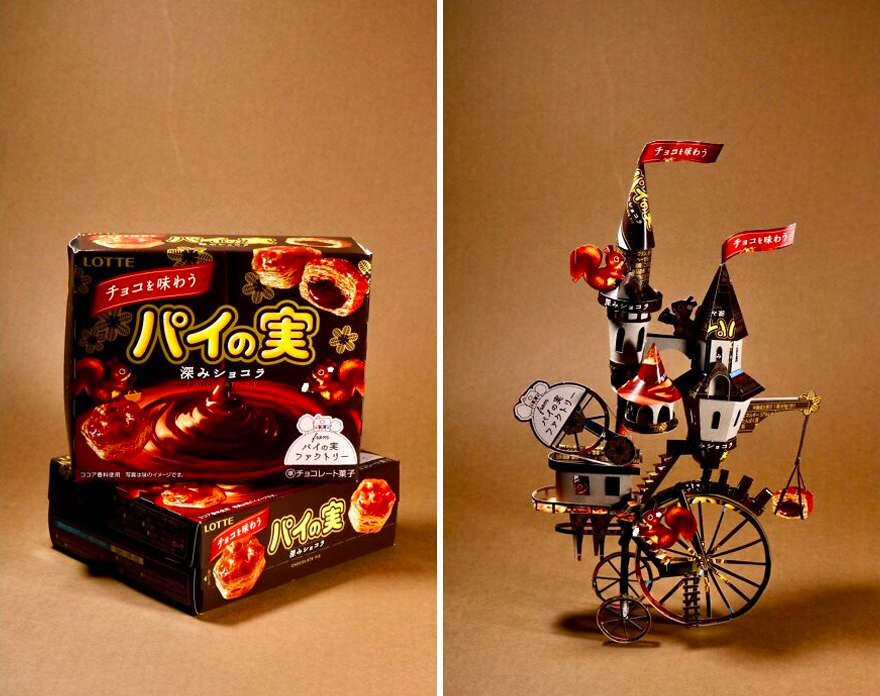 A Japanese Artist Gives Food Packages A Second Life By Turning Them Into Works Of Art (20 New Pics)