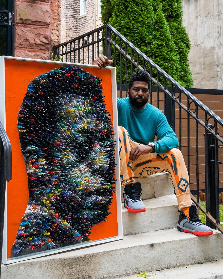 Meet Roger J. Carter - The Artist Using Toy Soldiers To Create Stunning Portraits Meet Roger J. Carter - The Artist Using Toy Soldiers To Create Stunning Portraits