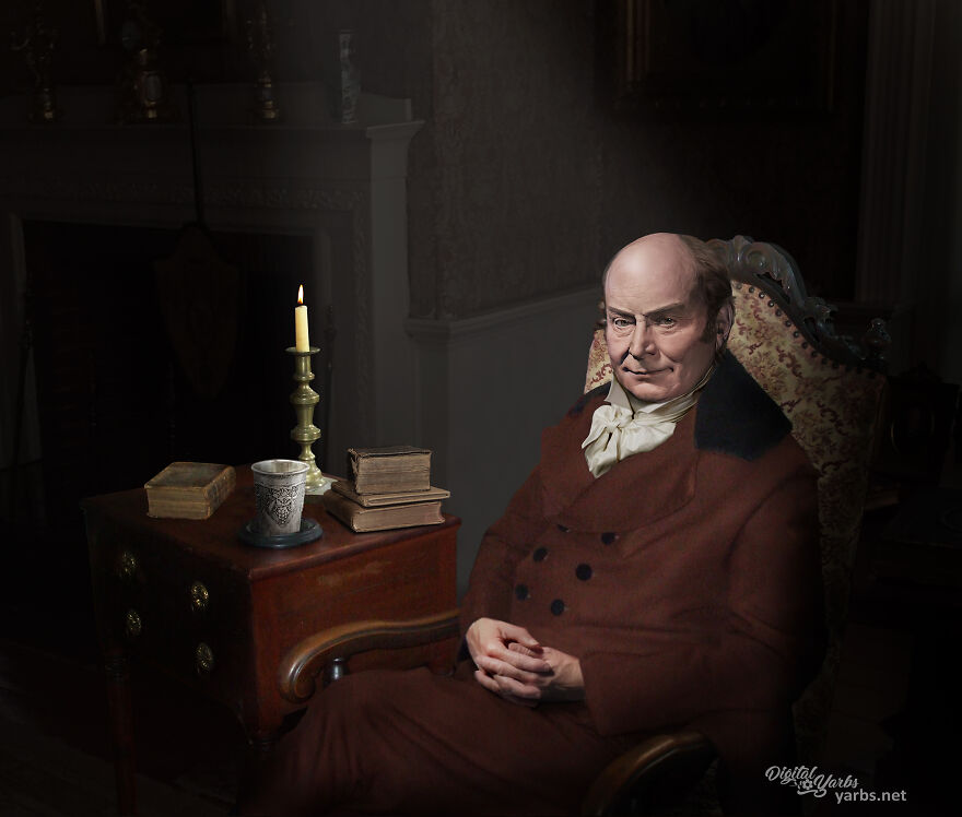 New, Never Before Seen, Real-Face Images Of 6th U.S. President John Quincy Adams I Created From His Life Mask
