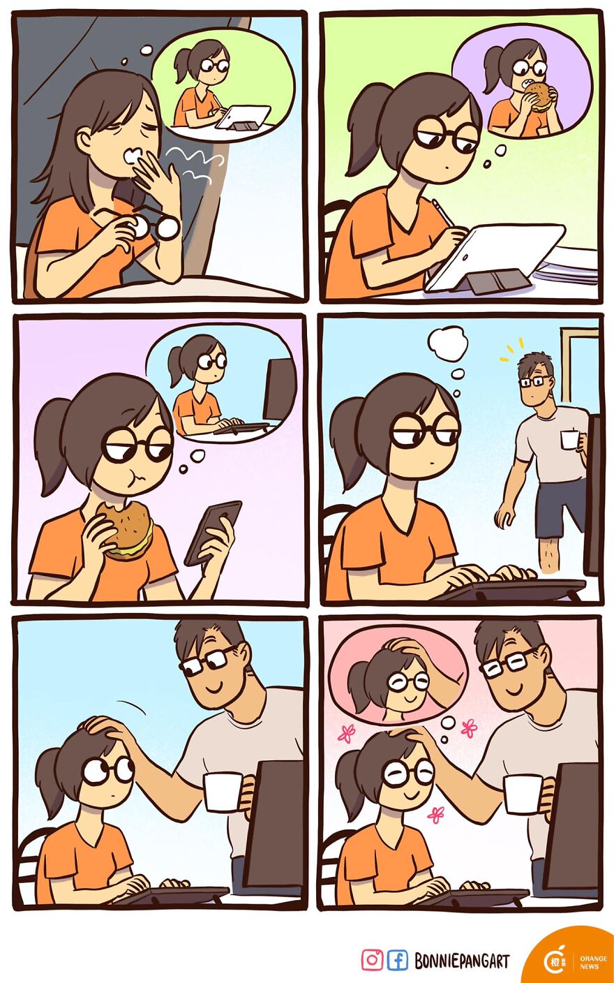 Artist Draws Her Everyday Life With An It Guy In New Amusing Comics