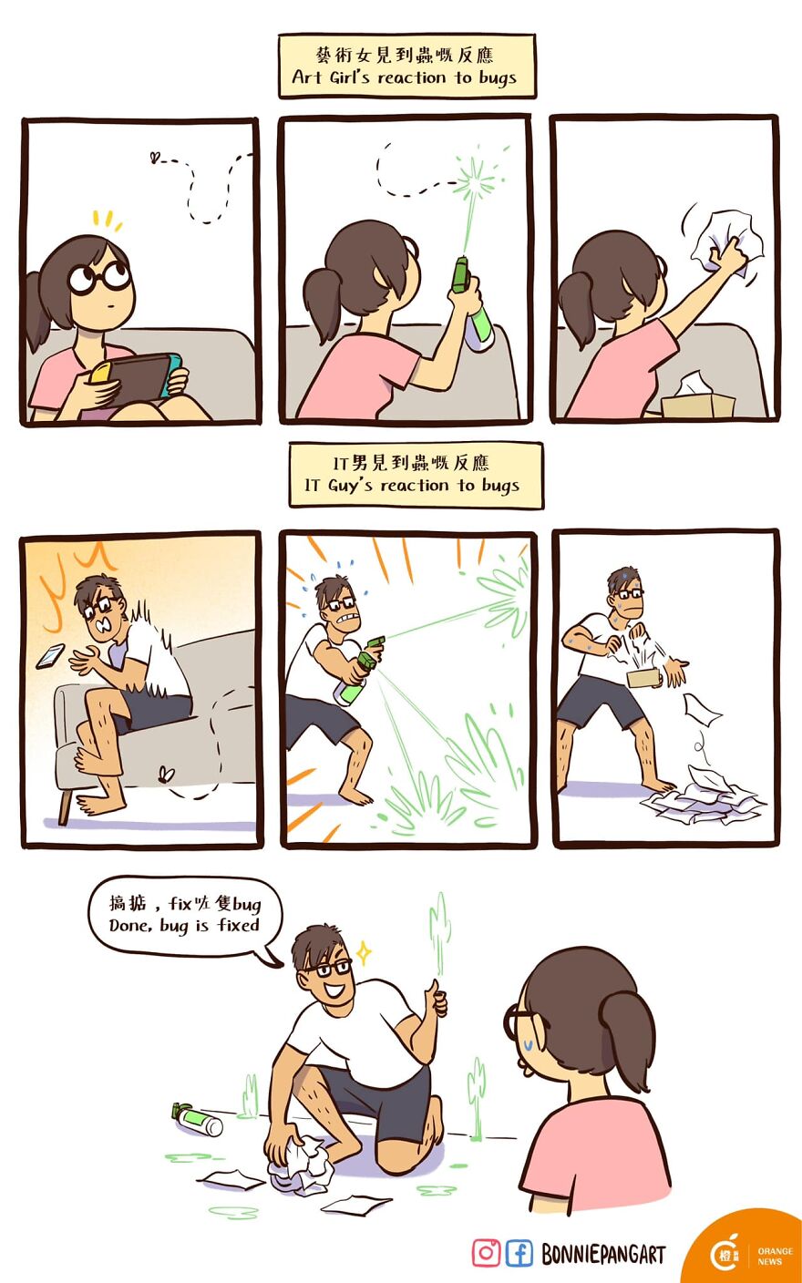 Artist Draws Her Everyday Life With An It Guy In New Amusing Comics