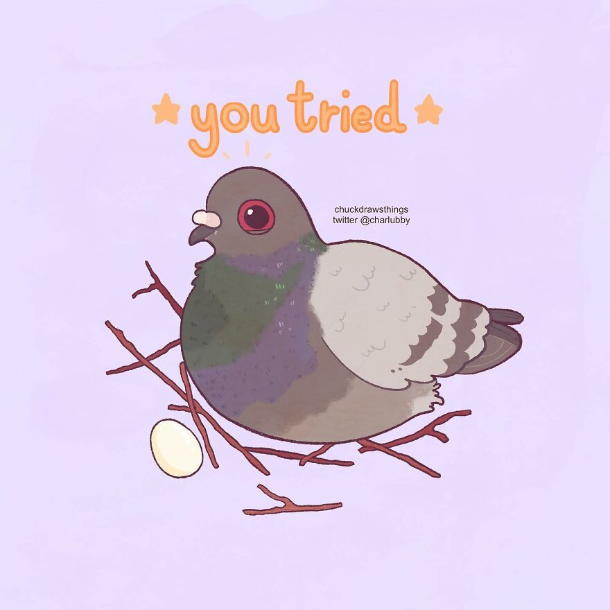 Artist Who Lives With Anxiety And Depression Creates A Pigeon As The Narrator Of His Comics That Will Bring A Smile To His Face (Interview With Artist)