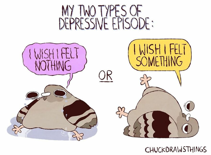 Artist Who Lives With Anxiety And Depression Creates A Pigeon As The Narrator Of His Comics That Will Bring A Smile To His Face (Interview With Artist)