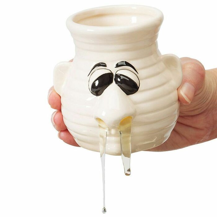 Mr. Sneezy Egg Separator