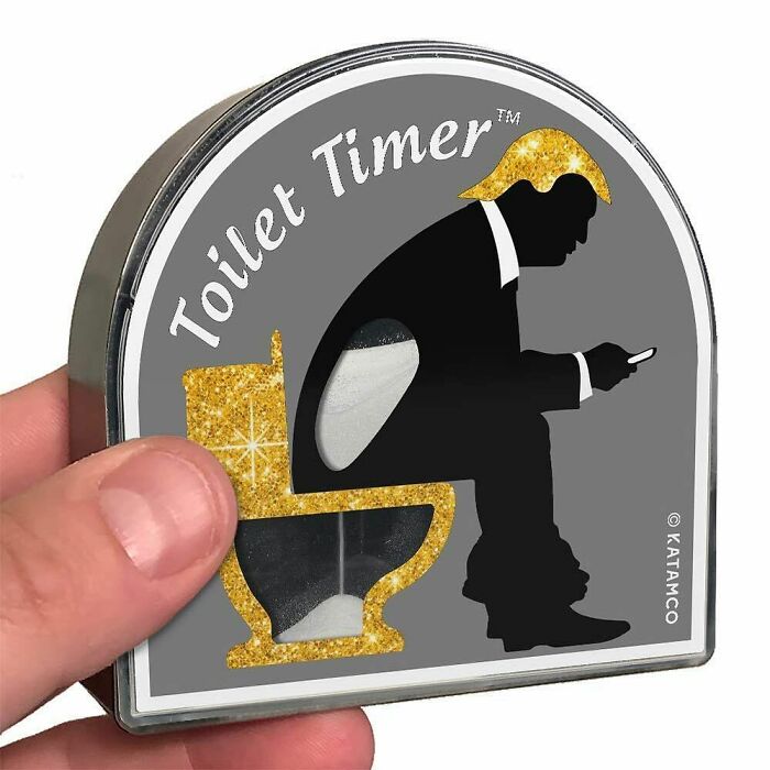 Toilet Timer Donald Trump Golden Dump
