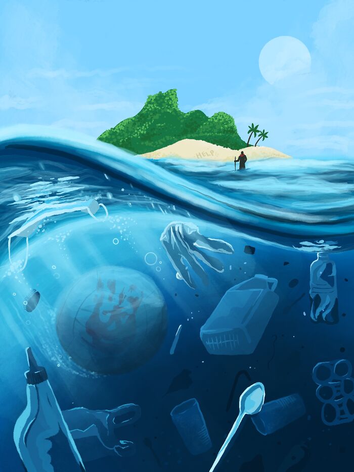 We Redesigned Posters Of Iconic Movies To Raise Awareness Of The Plastic Pollution In Our Oceans (10 Pics)