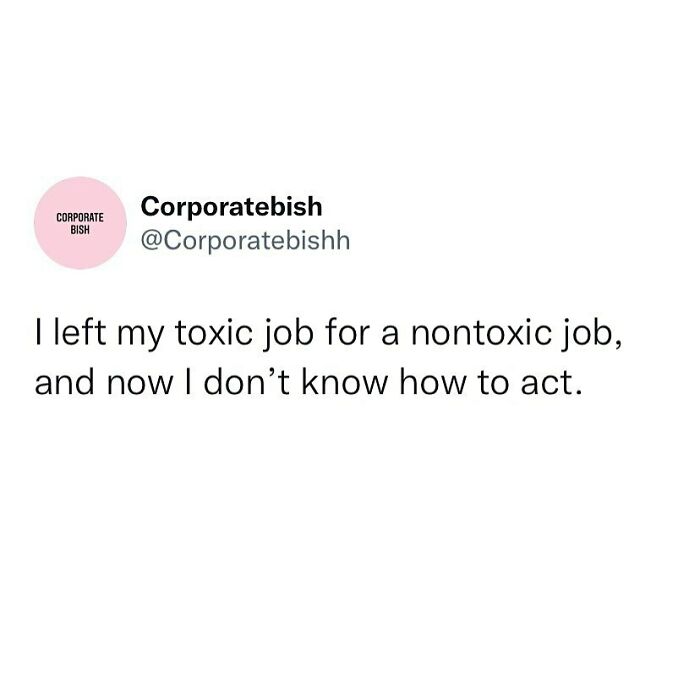 Work/Life Balance Got Me All Confused Out Here
.
#corporatelife #corporatememes #bish #corporatebish #memesdaily #officememes #workmemes #worklife #memes #corporatemillennial #workjokes #officejokes #workhumor #workfromhomememes #workplacememes #corporatehumor #officelife #millennial #millennialmemes #millennials #workplacememes #toxic #toxicmemes #toxicworkplace #toxicboss