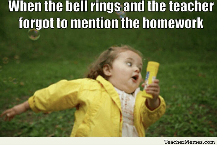 When The Teacher Forgets About Homework
