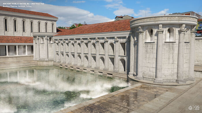 Designers Show What 7 Of Humanity's Greatest Ancient Public Bathrooms Once Looked Like
