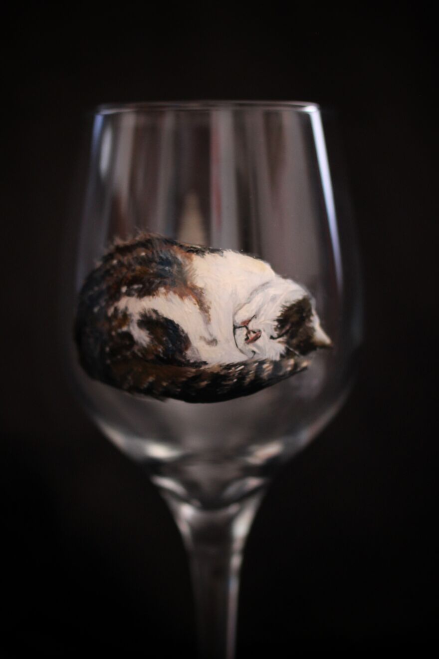 I Do Crazy Detailed Paintings On Glass, Which You Can Also Use