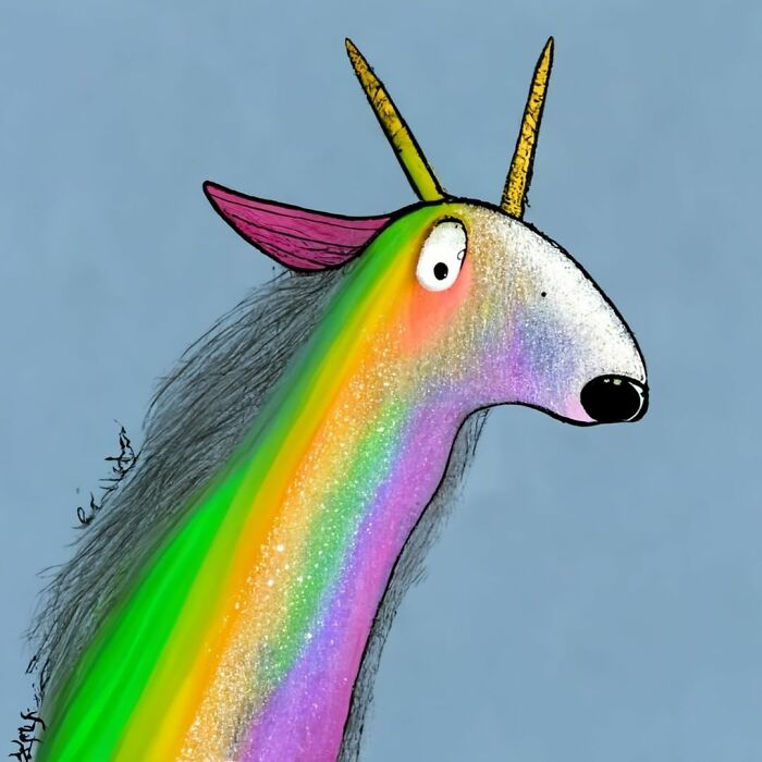 I Use An Ai To Create More Than 100 Unreal Unicorns Pics In Diff Styles - Like - As You Please