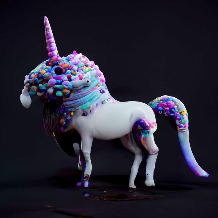 I Use An Ai To Create More Than 100 Unreal Unicorns Pics In Diff Styles - Like - As You Please