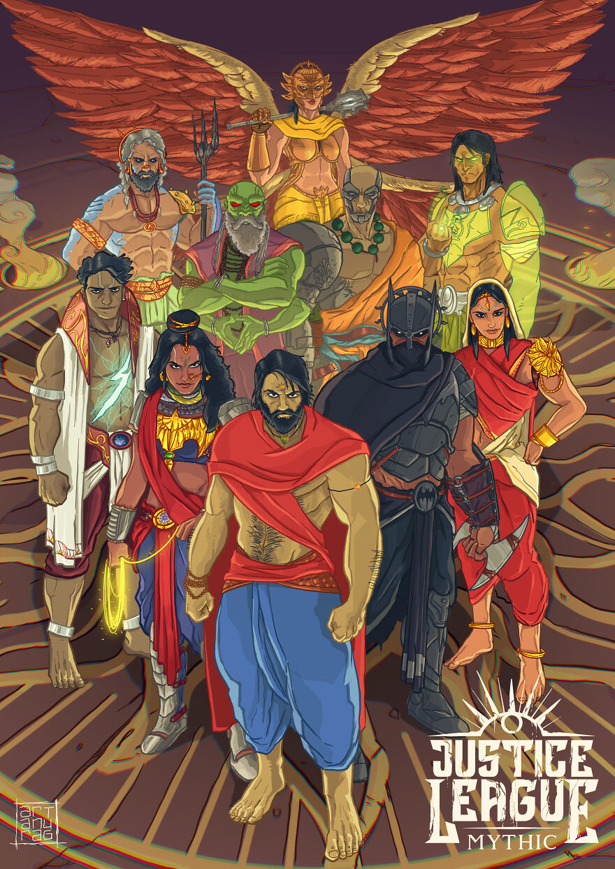 I Reimagined The Justice League In An Indian Mythological Setting