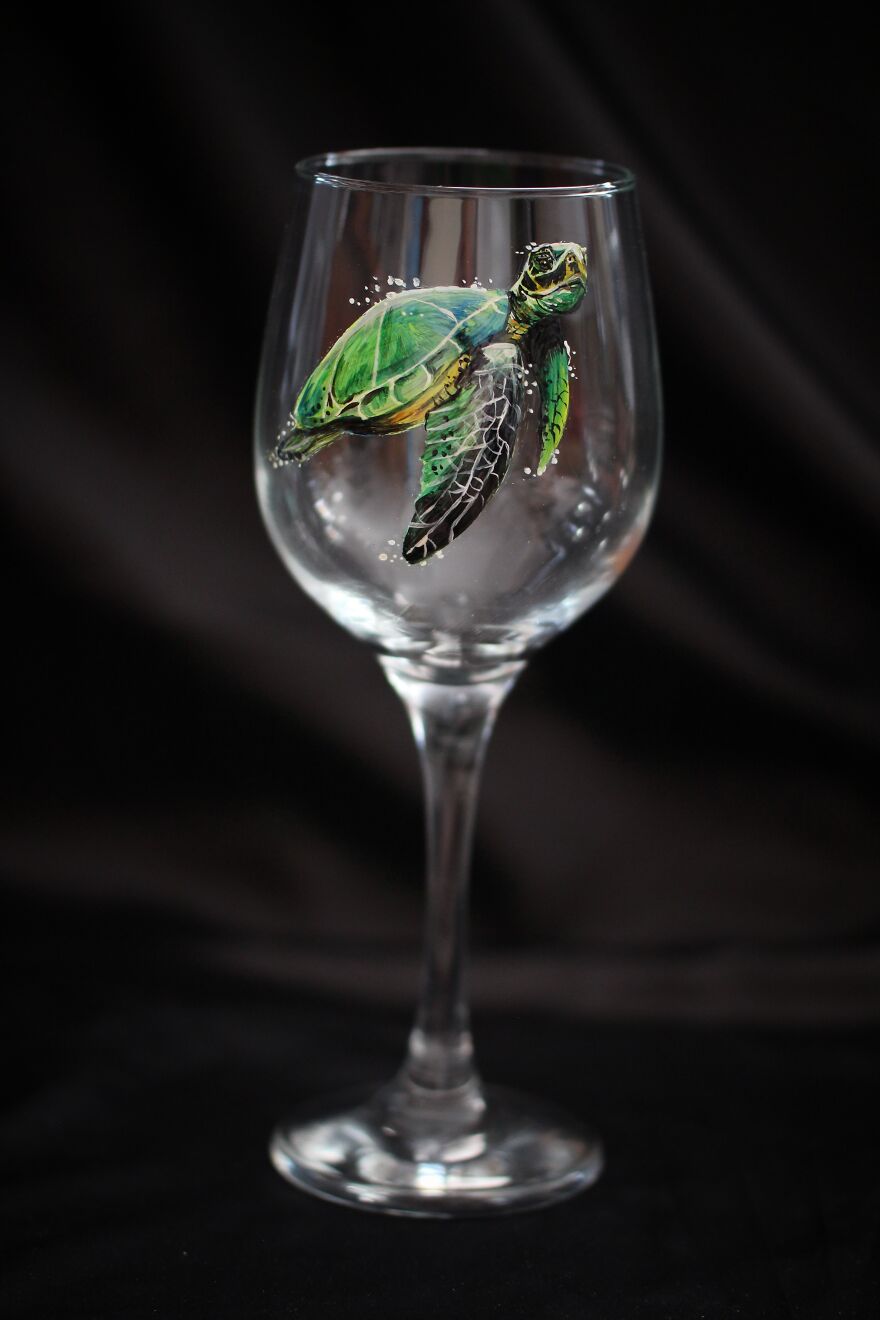 I Do Crazy Detailed Paintings On Glass, Which You Can Also Use