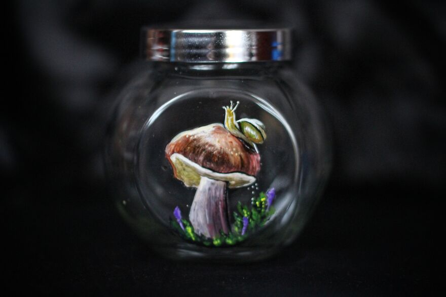 I Do Crazy Detailed Paintings On Glass, Which You Can Also Use