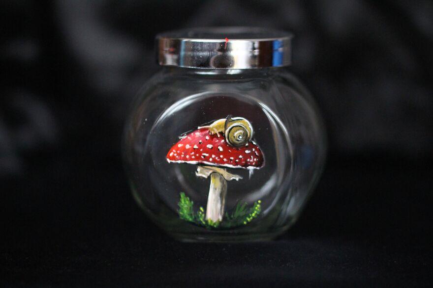 I Do Crazy Detailed Paintings On Glass, Which You Can Also Use