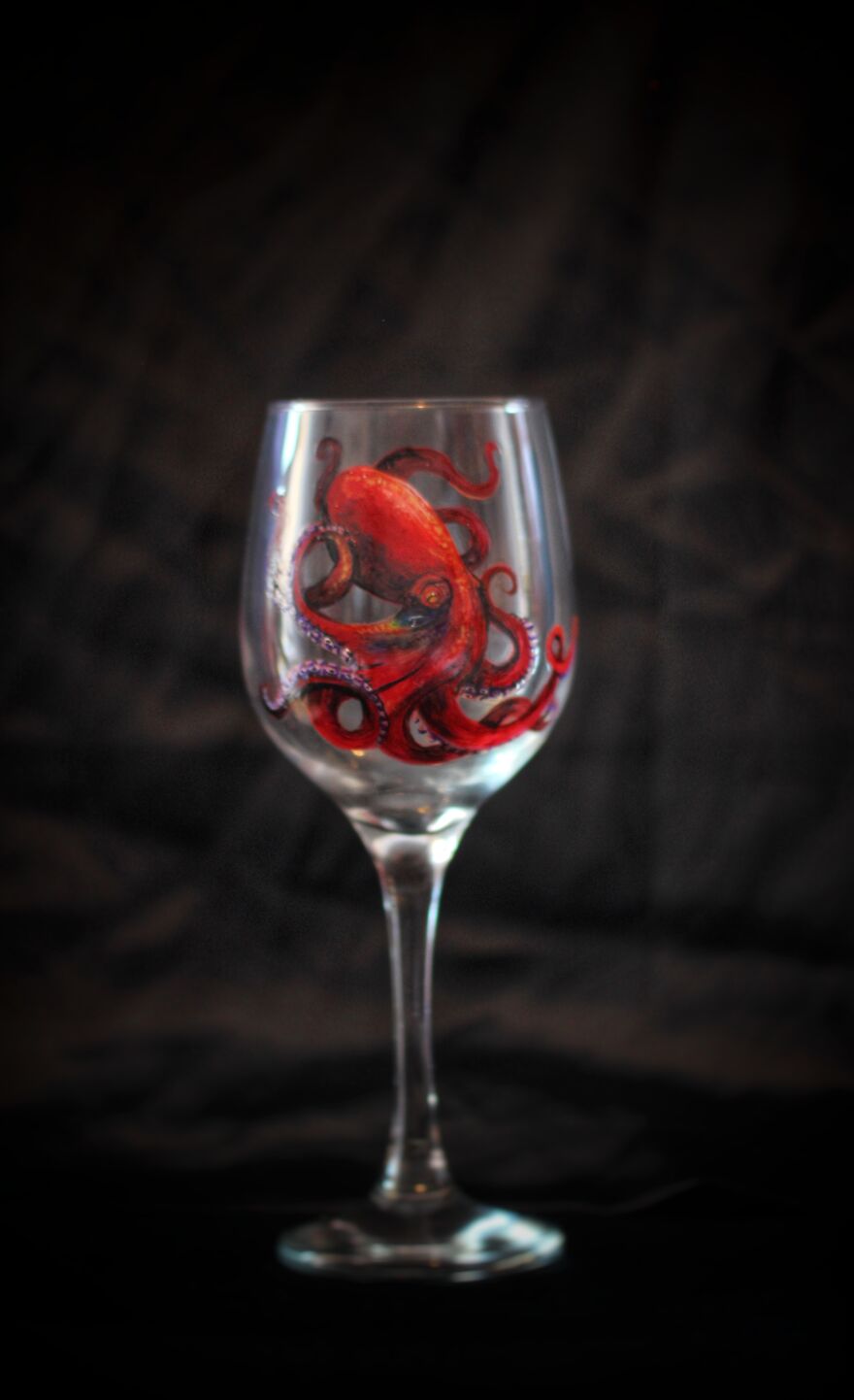 I Do Crazy Detailed Paintings On Glass, Which You Can Also Use