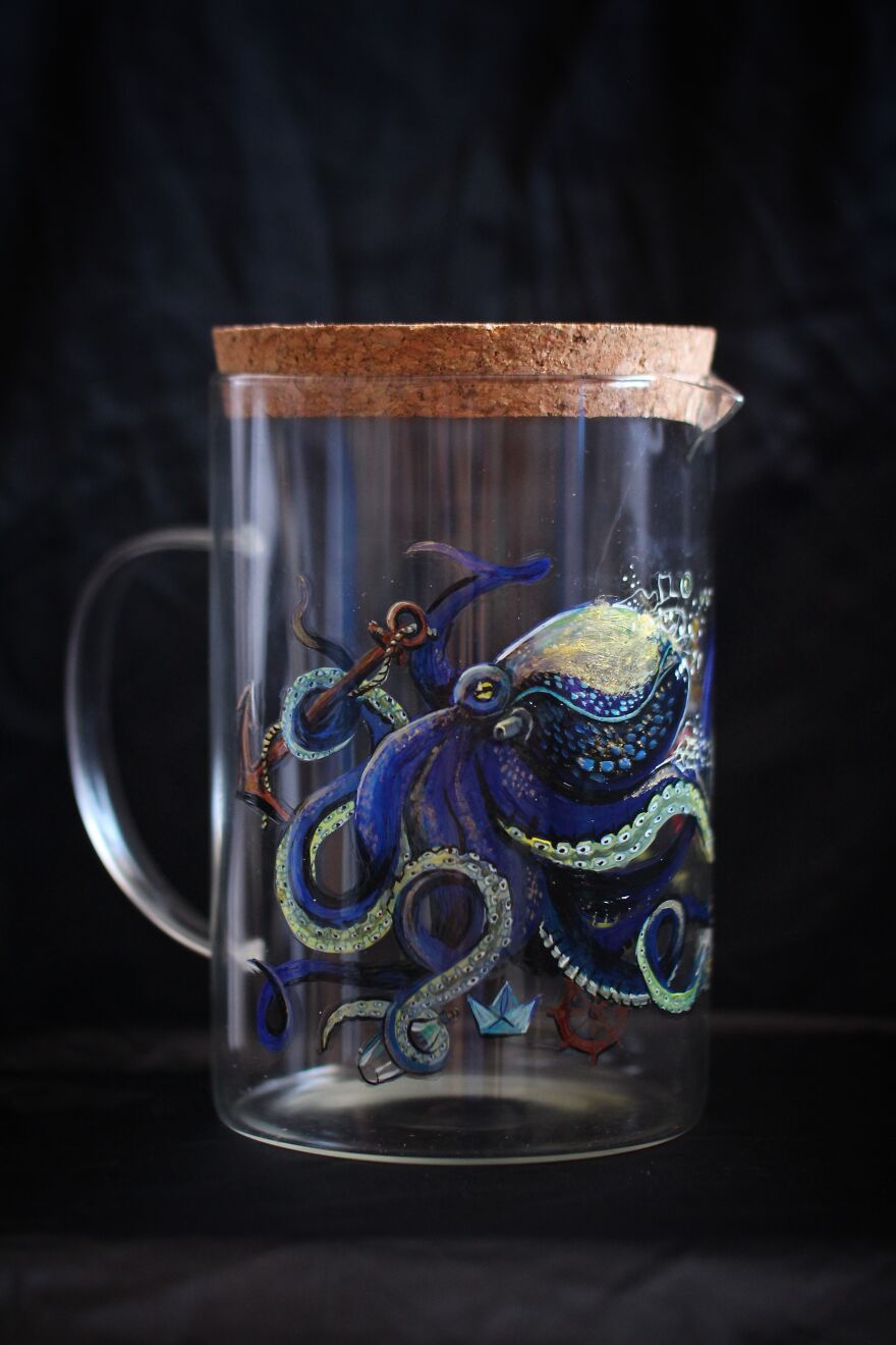 I Do Crazy Detailed Paintings On Glass, Which You Can Also Use