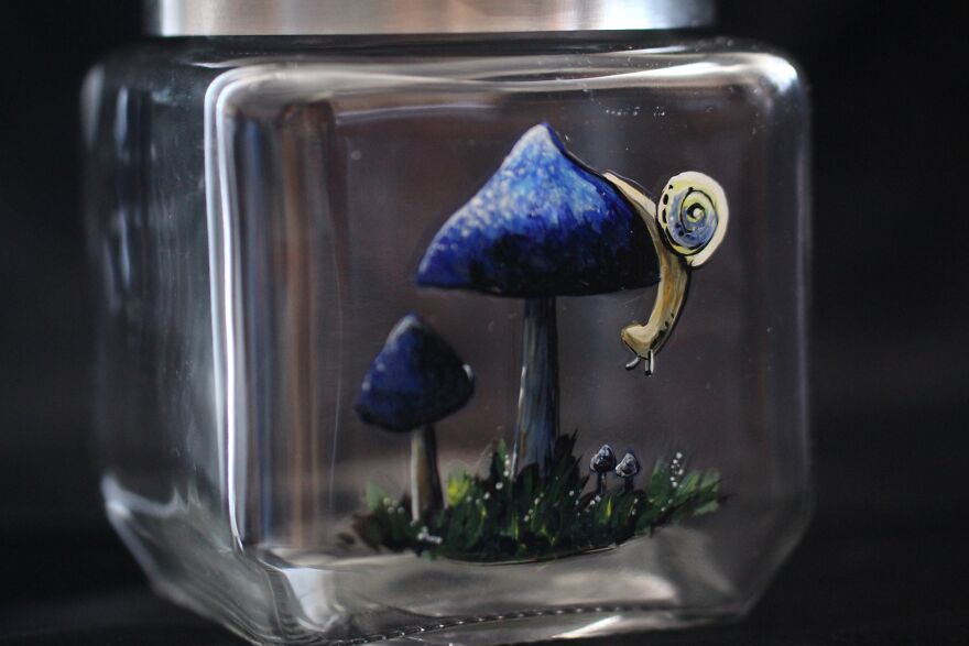 I Do Crazy Detailed Paintings On Glass, Which You Can Also Use