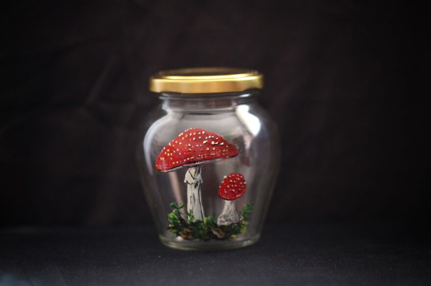 I Do Crazy Detailed Paintings On Glass, Which You Can Also Use