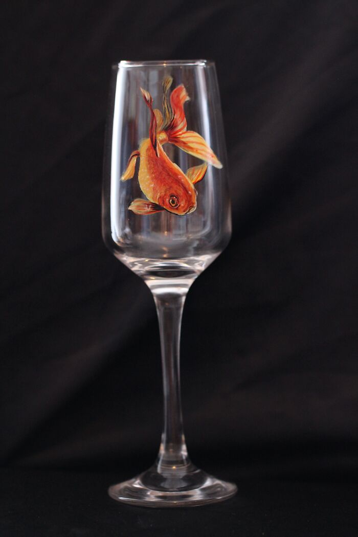 I Do Crazy Detailed Paintings On Glass, Which  You Can Also Use