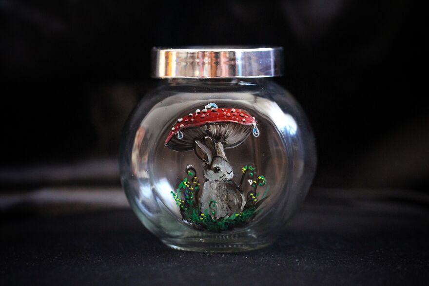 I Do Crazy Detailed Paintings On Glass, Which You Can Also Use