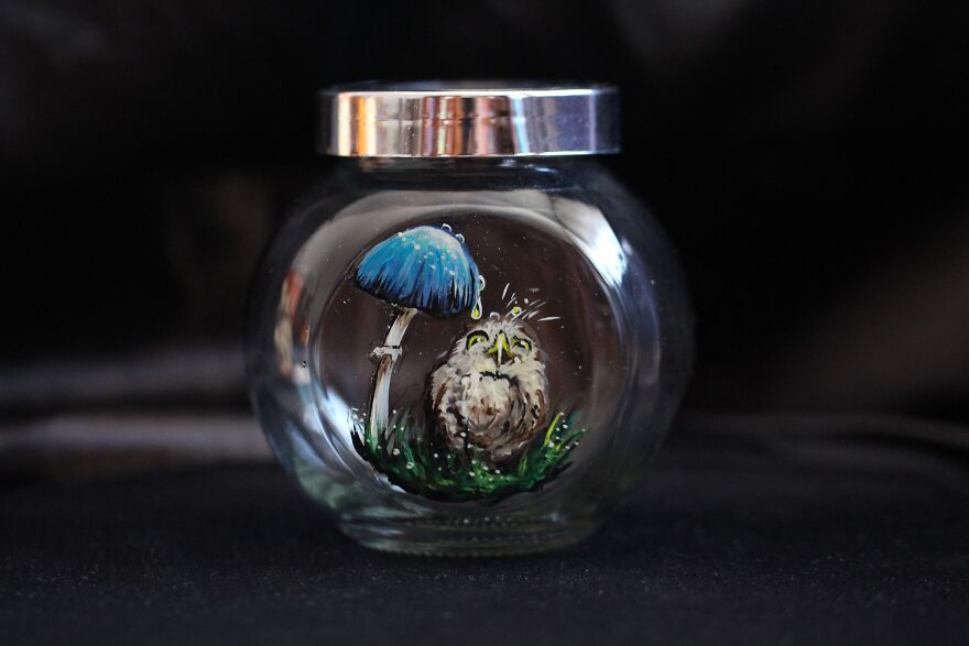 I Do Crazy Detailed Paintings On Glass, Which You Can Also Use