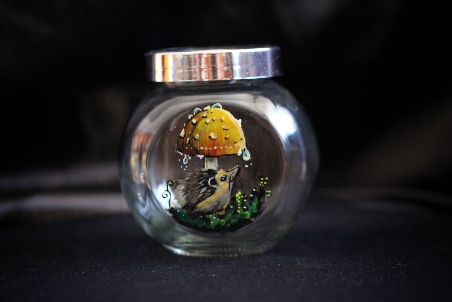 I Do Crazy Detailed Paintings On Glass, Which You Can Also Use