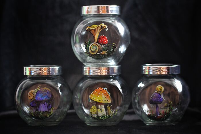 I Do Crazy Detailed Paintings On Glass, Which  You Can Also Use