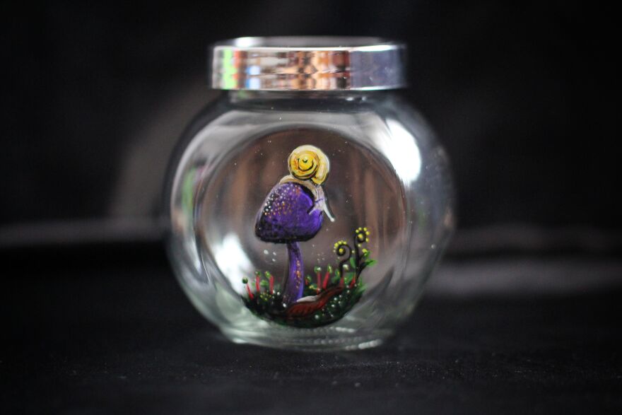 I Do Crazy Detailed Paintings On Glass, Which You Can Also Use