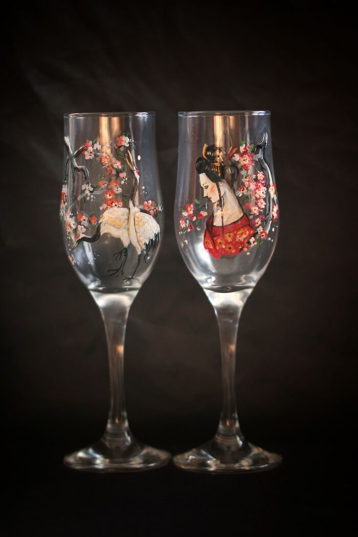 I Do Crazy Detailed Paintings On Glass, Which  You Can Also Use