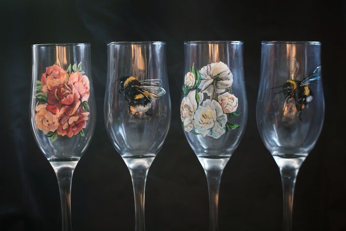 I Do Crazy Detailed Paintings On Glass, Which  You Can Also Use