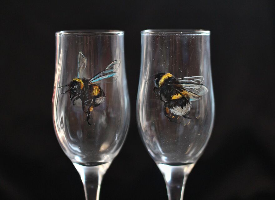 I Do Crazy Detailed Paintings On Glass, Which You Can Also Use