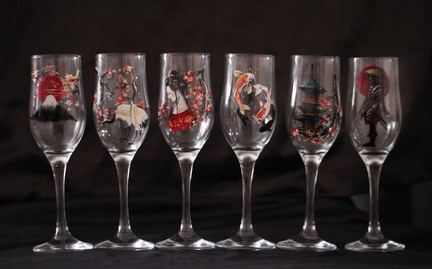 I Do Crazy Detailed Paintings On Glass, Which You Can Also Use