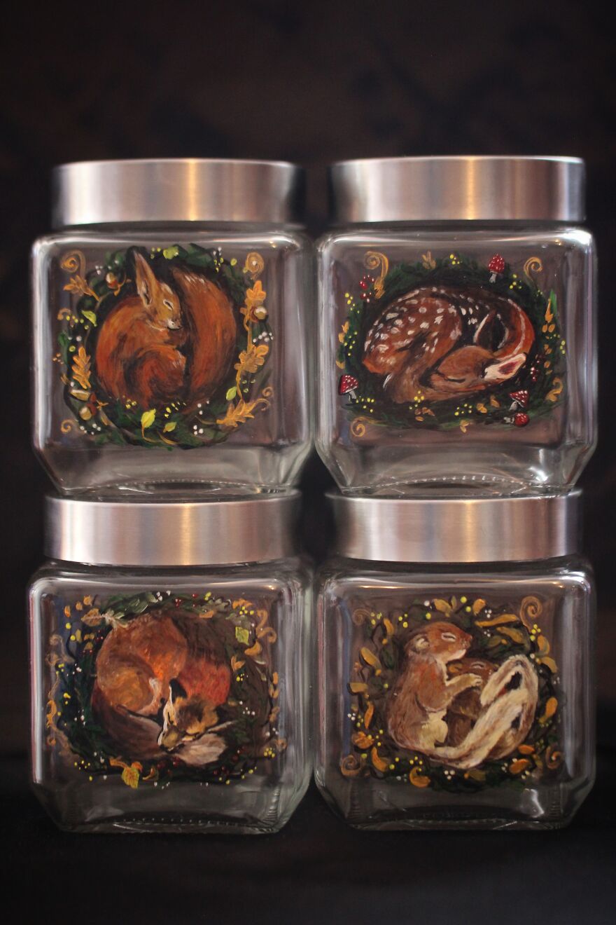 I Do Crazy Detailed Paintings On Glass, Which You Can Also Use