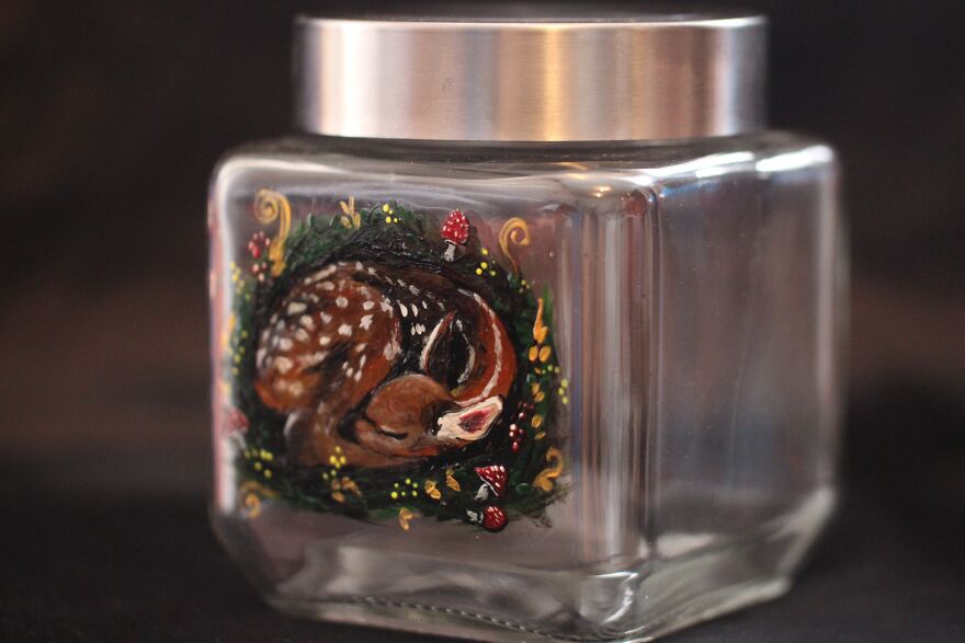 I Do Crazy Detailed Paintings On Glass, Which You Can Also Use