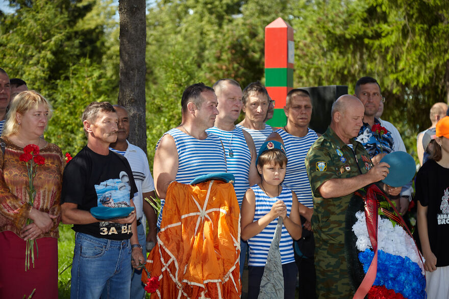 Celebration Of The Airborne Troops Of Russia In A Provincial Town