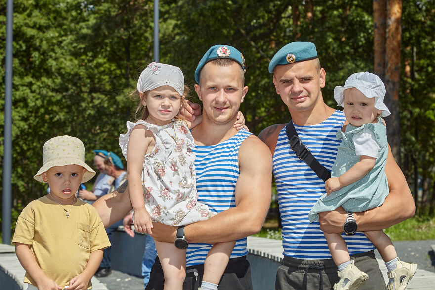 Celebration Of The Airborne Troops Of Russia In A Provincial Town