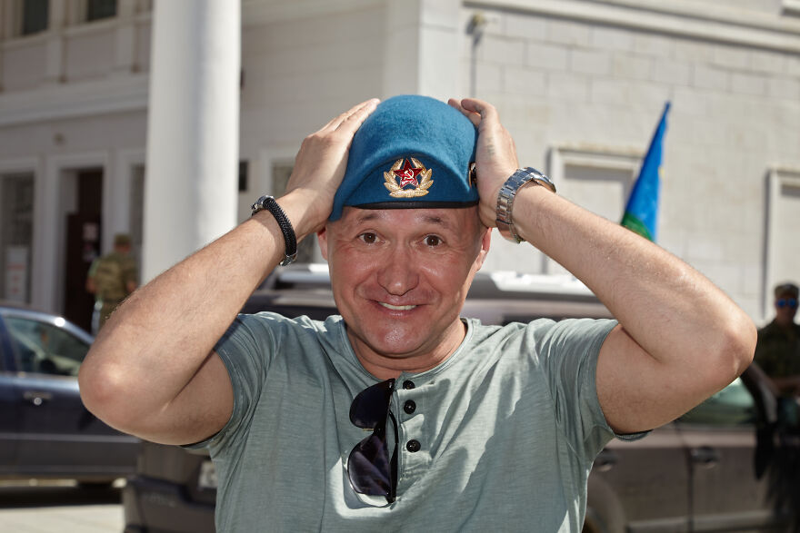 Celebration Of The Airborne Troops Of Russia In A Provincial Town