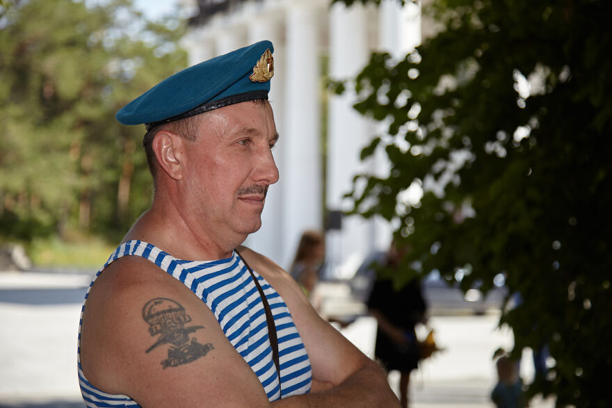 Celebration Of The Airborne Troops Of Russia In A Provincial Town